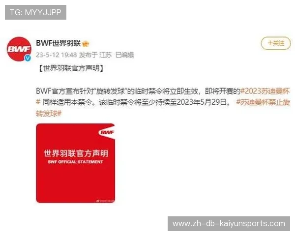 世界羽毛球联盟反作弊行动最新通报，羽毛球世界联合会bwf官网